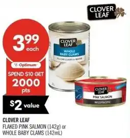 Shoppers Drug Mart Clover leaf offer