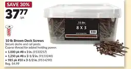 Princess Auto Brown Deck Screws offer