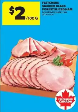 Real Canadian Superstore Fletchers smoked black forest sliced ham offer