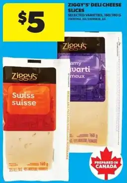 Real Canadian Superstore Ziggys deli cheese slices offer