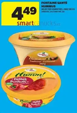 Real Canadian Superstore Fontaine santé hummus offer