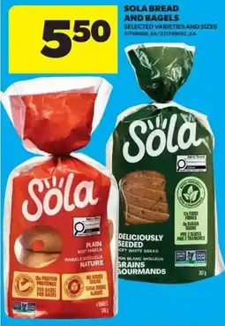 Real Canadian Superstore Sola bread and bagels offer