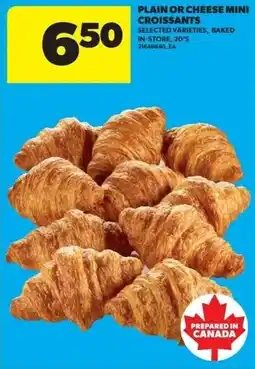 Real Canadian Superstore Plain or cheese mini croissants offer