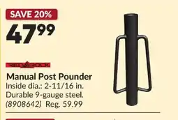 Princess Auto Manual Post Pounder offer