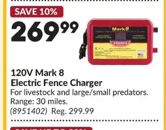 Princess Auto 120V Mark 8 Electric Fence Charger offer