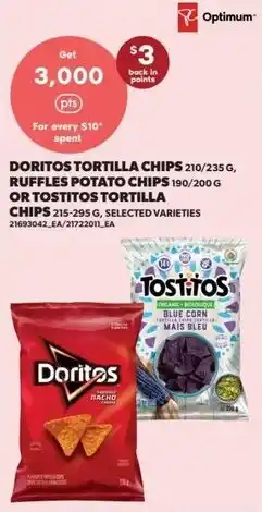 Real Canadian Superstore Doritos tortilla chips ruffles potato chips ortostitos tortilla chips offer