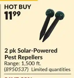 Princess Auto 2 pk Solar-Powered Pest Repellers offer