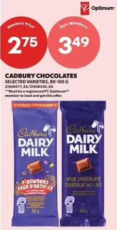 Real Canadian Superstore Cadbury chocolates offer