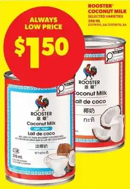 Real Canadian Superstore Rooster coconut milk offer