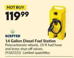 Princess Auto SCEPTER 14 Gallon Diesel Fuel Station offer