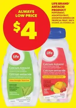 Real Canadian Superstore Life brand antacid product offer