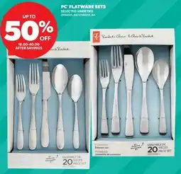 Real Canadian Superstore Pc flatware sets offer