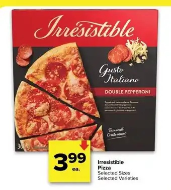 Metro IRRESISTIBLE Pizza offer