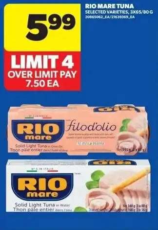 Real Canadian Superstore Rio mare tuna offer