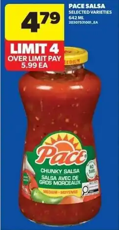 Real Canadian Superstore Pace salsa offer