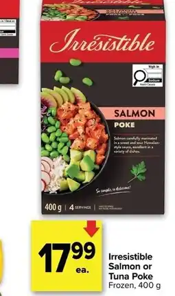 Metro IRRESISTIBLE Salmon or Tuna Poke offer