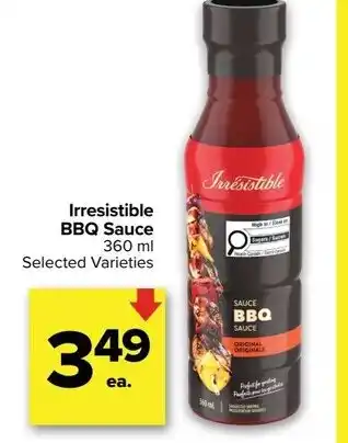 Metro IRRESISTIBLE BBQ Sauce offer