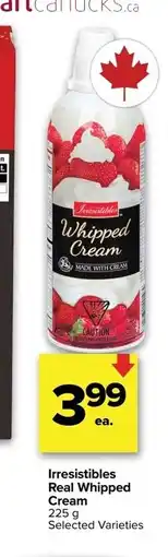 Metro IRRESISTIBLES Real Whipped Cream offer