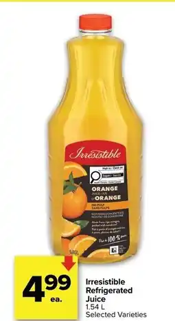 Metro IRRESISTIBLE Refrigerated Juice offer
