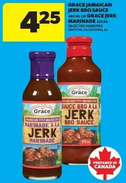 Real Canadian Superstore Grace jamaican jerk bbq sauce or grace jerk marinade offer
