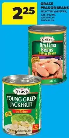 Real Canadian Superstore Grace peas or beans offer