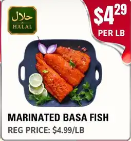 Atiya's Fresh Farm Marinated basa fish offer