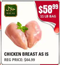 Atiya's Fresh Farm Chicken breast as is offer