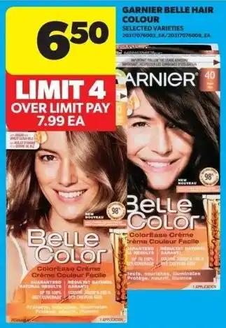 Real Canadian Superstore Garnier belle hair colour offer