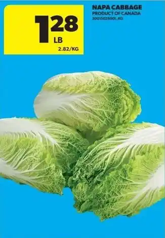 Real Canadian Superstore Napa cabbage offer