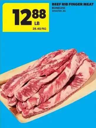 Real Canadian Superstore Beef rib finger meat offer