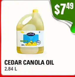 Atiya's Fresh Farm CEDAR Canola oil offer