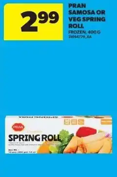 Real Canadian Superstore Pran samosa or veg spring roll offer
