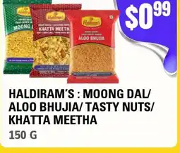 Atiya's Fresh Farm HALDIRAM'S Moong dal/ aloo bhujia/tasty nuts/ khatta meetha offer