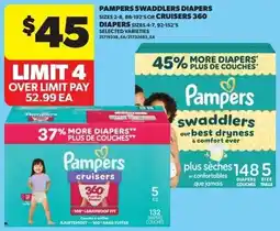 Real Canadian Superstore Pampers swaddlers diapers or cruisers 360 diapers offer