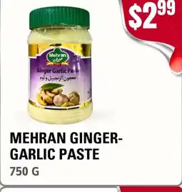 Atiya's Fresh Farm MEHRAN Ginger- garlic paste offer