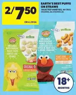 Real Canadian Superstore Earths best puffs or straws offer