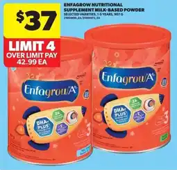 Real Canadian Superstore Enfagrow nutritional supplement milk based powder offer