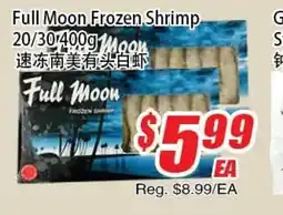 WinCo Food Mart Full Moon Frozen Shrimp offer