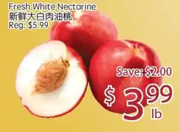 Sunny Food Mart Fresh White Nectarine offer