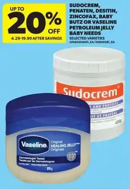 Real Canadian Superstore Sudocrem penaten desitin zincofax baby butz or vaseline petroleum jelly baby needs offer