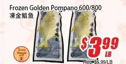 WinCo Food Mart Frozen Golden Pompano offer