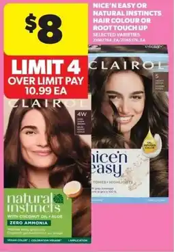 Real Canadian Superstore Nice n easy or natural instincts hair colour or root touch up offer