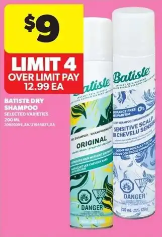 Real Canadian Superstore Batiste dry shampoo offer
