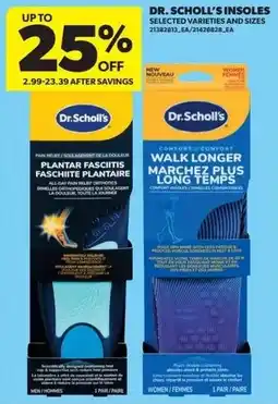 Real Canadian Superstore Dr scholls insoles offer