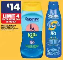 Real Canadian Superstore Coppertone sun care products offer