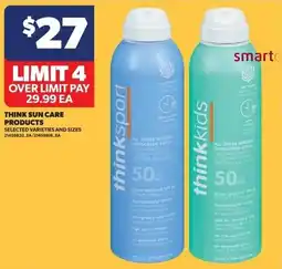 Real Canadian Superstore Think sun care products offer