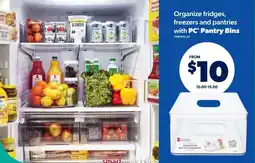 Real Canadian Superstore Pc pantry bins offer