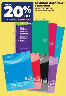 Real Canadian Superstore Everyday essentials stationery offer
