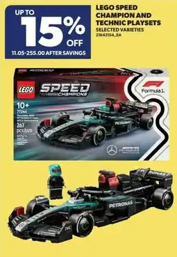 Real Canadian Superstore Lego speed champion and technic playsets offer