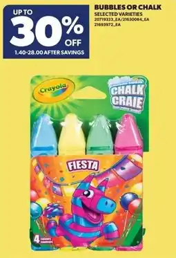 Real Canadian Superstore Bubbles or chalk offer